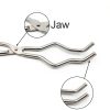 Crucible Clamp ZRM E 21.5cm Stainless Steel Lab Tongs Polished-3