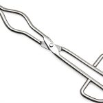 EISCO Crucible Tongs with Bow 4in Capacity Stainless Steel Lab Tongs-0