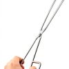 EISCO Crucible Tong 13 Inch Straight Extra Long Stainless Steel-3