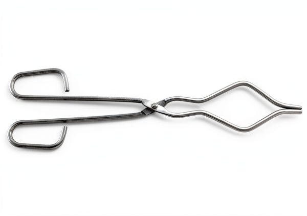 Stainless Steel Crucible Tong 10 inch School Specialty Two Prong-0