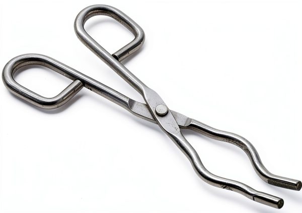 EISCO Crucible Tongs with Bow 4in Capacity Stainless Steel Lab Tongs-2
