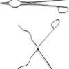 Stainless Steel Crucible Tongs 14" by QWORK Polished Anti‑Skid Design-4
