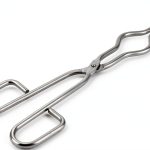 Crucible Tongs 9.8'' Stainless Steel by Hztyyier Heavy Duty Forceps-0