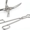 Stainless Steel Crucible Tongs 300mm by Zerodis Aircraft Class Rivet-7